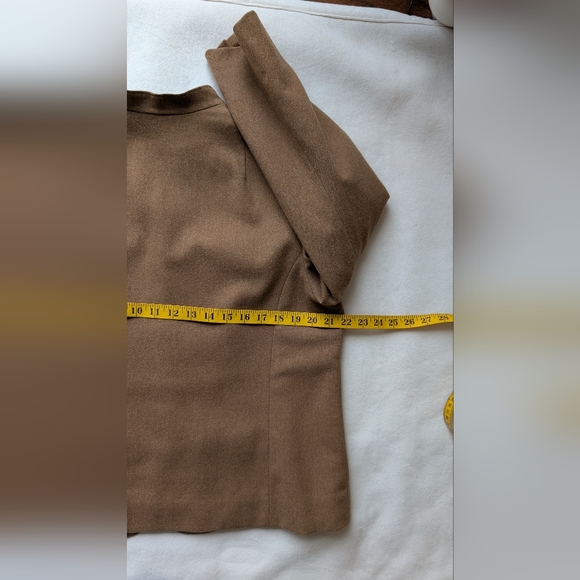 Vintage Pendleton Women's Camel Brown Wool Jacket Blazer Made In USA - Picture 16 of 16